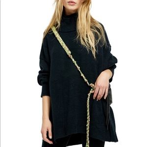 Free People Afterglow Mock Neck Tunic Sweater